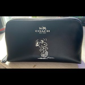 Slightly used Coach cosmetic bag